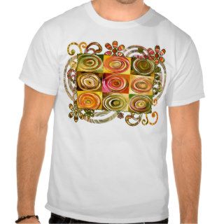 Abstract Art Circles Tee Shirts