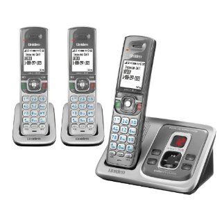 D2380 3 DECT 6.0 Expandable Cordless Phone with Caller ID and Answering System, Silver, 3 Handsets : Cordless Telephones : Office Products