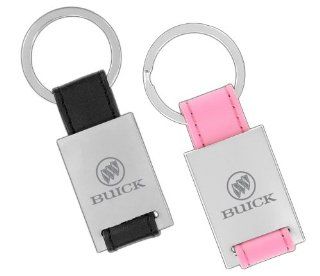 Buick His and Hers Key Chain Set of 2 (Chrome and Brushed Finished Metal) Automotive