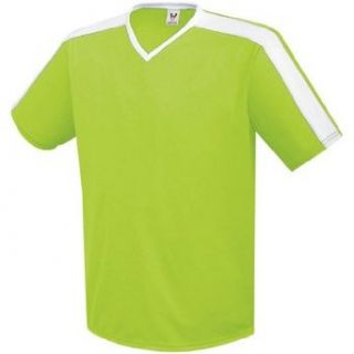 High Five Genesis Adult Lime Green White Soccer Jersey   L  Clothing