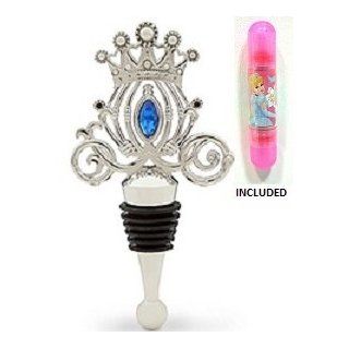 Disney Parks Cinderella Coach Bottle Stopper   Disney Parks Authentic & Limited Availability + Double Sided Cinderella Stamp Included : Other Products : Everything Else