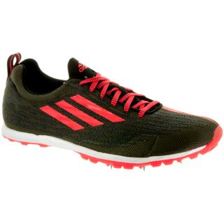 adidas XCS 5 Spike: adidas Mens Running Shoes Black/Earth Green/Infrared