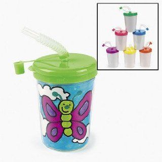 Design Your Own Cups With Lids & Straws   Crafts for Kids & Design Your Own: Toys & Games