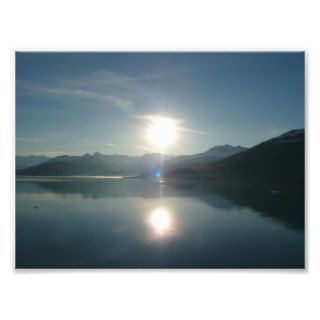 Sunrise over College Fjord Photo Print