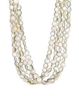 4 Strand Pearl Necklace: Jewelry