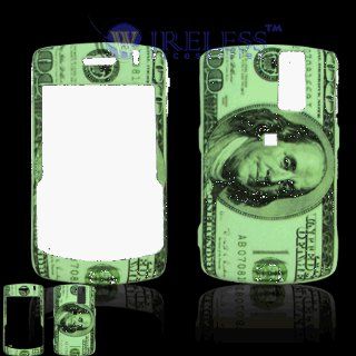 Benjamin Franklin $100 Hundred Dollar Bill Design Glow in the Dark Snap On Cover Hard Case Cell Phone Protector for BlackBerry Curve 8330 8310 8320 8300 [Beyond Cell Packaging]: Cell Phones & Accessories
