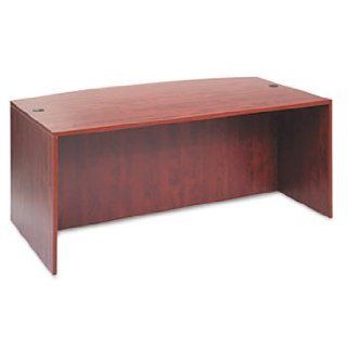 Valencia Bow Front Desk Shell, 71w x 35 1/2d to 41 3/8d x 29 1/2h, Medium Cherry: Everything Else