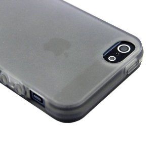Modern Flexible Soft Black TPU Silicone Skin Case Back Cover for Apple Iphone 5: Cell Phones & Accessories