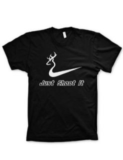 Just shoot it shirt funny tshirt nike deer hunting shirt: Clothing