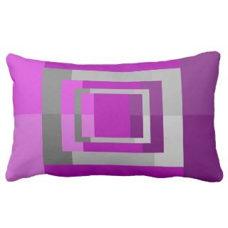 Violet Color Scheme Lumbar Pillow