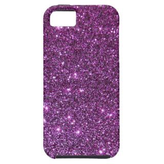 Purple Glitter Glam Sparkles  Faux Design iPhone 5 Covers