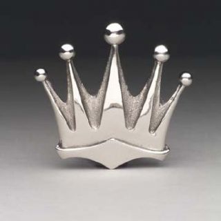 Silver Star Chrome KING CROWN Belt Buckle Clothing