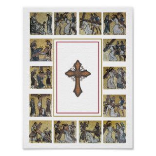 STATIONS OF THE CROSS Christ Carrying the Cross Posters