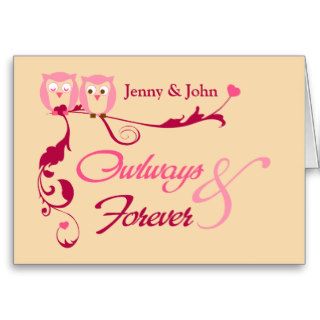 Owlways & Forever, Jenny & John Card