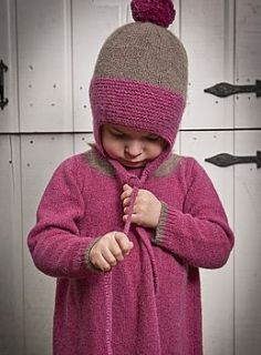 kids handknitted pure cashmere hat was £28 by olivier baby & kids