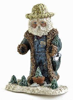 1997 From a Nickel to the Belsnickle Santa Claus Gardener Figurine Linda Lindquist Baldwin   Holiday Figurines
