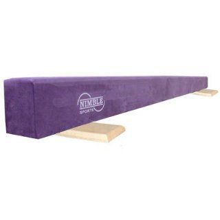 8ft Purple Suede Gymnastics Balance Beam : Gymnastics Balance Beams And Bases : Sports & Outdoors