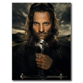 Aragorn Sword Down Post Cards