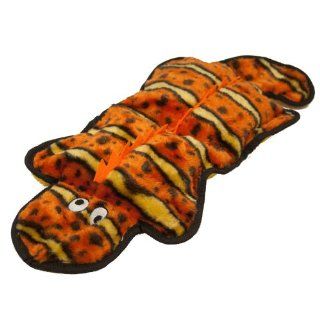 Kyjen PP01487 Invincibles Plush Gecko Stuffingless Dog Toys Squeaker Toy 4 Squeakers, Large, Orange : Pet Squeak Toys : Pet Supplies