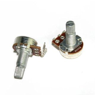 Surfing High Quality 10pcs B500K Electric Guitar Control Potentiometer 18mm Shaft: Musical Instruments