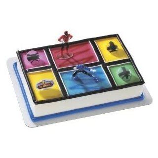 Toy / Game Easy to Make Power Rangers Samurai Cake Decoration Topper with Two Characters and Three rings: Toys & Games