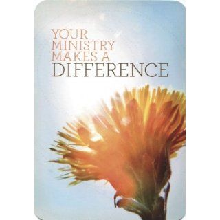 Your Ministry Makes a Difference (Dayspring 8238 0)   Clergy Thank You Card: Unknown: 0081983434877: Books