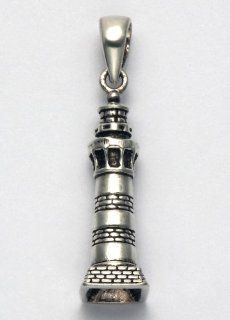 Sterling Silver Lighthouse Pendant Jewelry