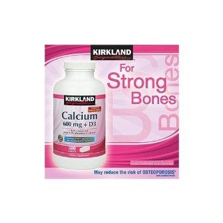 Kirkland Signature Calcium 600 Mg + D3 500 Tablets: Health & Personal Care
