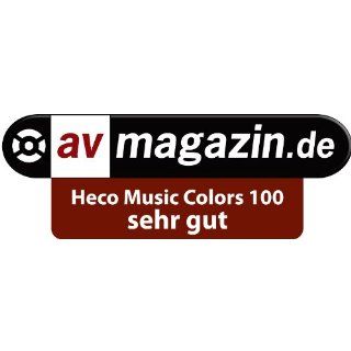 Heco Music Colors 100 2 Wege Bassreflex Regal Lautsprecher (70/120 Watt) rot (Paar) Audio & HiFi