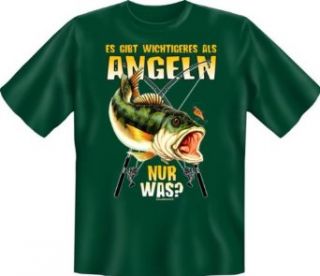 Es gibt wichtigeres als Angeln, nur was? Lustige Witzige & Coole Angler Sprche Fun T Shirt: von Soreso Design: Bekleidung