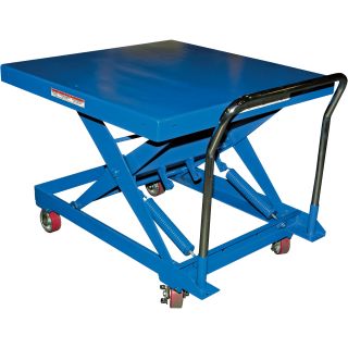 Vestil Auto-Hite Scissor Cart — 1,000-Lb. Capacity, Model# SCSC-1000-4848  Auto Adjust Lift Tables