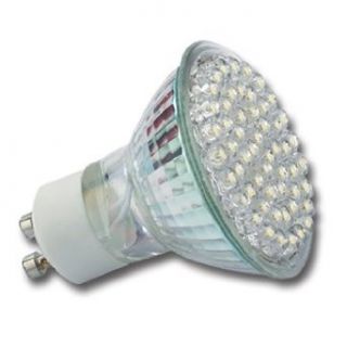 LUMIRA LED Leuchte mit 60 LEDs und 220 Lumen, Warmwei, GU10, 60 Abstrahlwinkel, 3,0 Watt, 230V: Beleuchtung