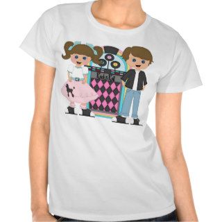 Brunette Sock Hop T Shirt