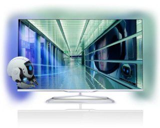 Philips 47PFL7108K/12 119 cm (47 Zoll) Ambilight 3D LED Backlight Fernseher, EEK A+ (Full HD, 700Hz PMR, DVB T/C/S, CI+, WLAN, Smart TV, HbbTV, Skype, Pixel Precise HD) wei: Heimkino, TV & Video