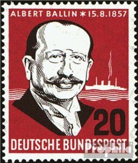 BRD (BR.Deutschland) 266 (kompl.Ausgabe) postfrisch 1957 Albert Ballin (Briefmarken fr Sammler): Bürobedarf & Schreibwaren
