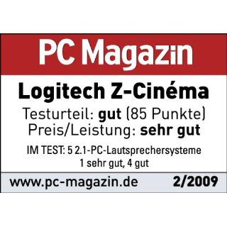Logitech Z Cinema 2.1 Lautsprechersystem Computer & Zubehr