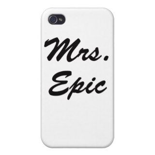 Mrs. Epic iPhone 4/4S Cases