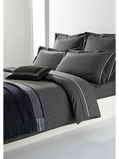 Hugo Boss Circles bed linen in charcoal