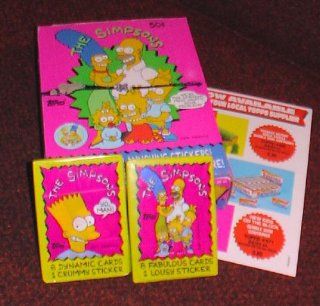Simpsons Topps trading cards 36 pack box: Toys & Games
