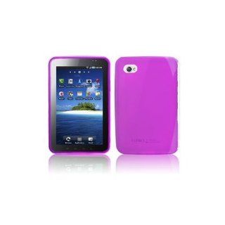 CoverON Flexible PURPLE TPU Soft Cover Case for SAMSUNG I800 P1000 TAB [WCD255]: Computers & Accessories
