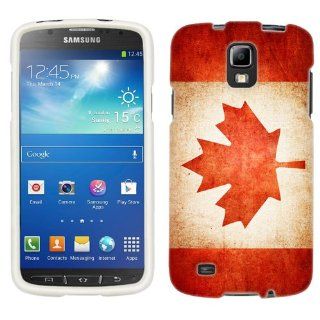Samsung Galaxy S4 Active Canada Vintage Flag Phone Case Cover Cell Phones & Accessories