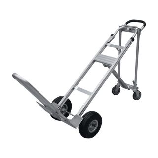 Please see replacement item# 42614. Northern Industrial Convertible Hand/Platform Truck — Aluminum, 3-Position, 550-lb./770-Lb. Capacity, Model# HS-7A-2