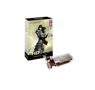 PowerColor ATI Radeon HD3450 256 MB DDR2 VGA/DVI/HDMI PCI Express Video Card AX3450 256MD2 HV2: Electronics