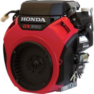 Honda V-Twin Horizontal OHV Engine with Electric Start – 688cc, GX Series, 1 1/8in. x 3.55in. Shaft, Model# GX660RTDW  601cc   900cc Honda Horizontal Engines