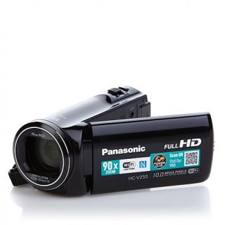 Panasonic Wi Fi 50X Optical Zoom Touchscreen HD Camcorder Bundle