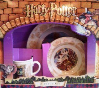 Harry Potter Wedgwood Characterware 3 Piece Plate, Bowl & Mug Set Kitchen & Dining