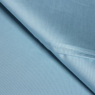 Elite Home Products Lancaster Sateen 1000 Cotton Blend Thread Count 6  Piece Sheet Set Blue Size Queen