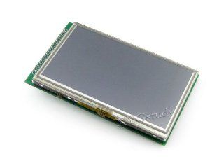4.3 inch 480x272 Touch LCD (B) 4.3" 480*272 DOTS Multicolor TFT Display Module Graphic LCM Resistive touch Screen Panel stand alone controller XPT2046 @XYG: Computers & Accessories