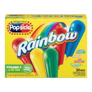Popsicle® Rainbow Frozen Ice Pops Variety Pa
