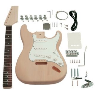 SAGA Natural S Style Elec Guitar Kit